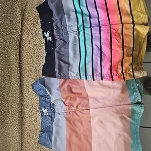 2 pair boys art class swimtrunks size 14